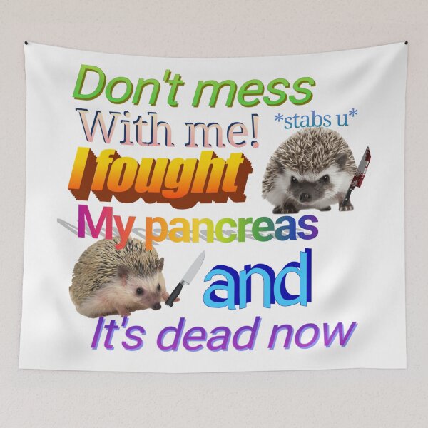 Item preview, Fought My Pancreas designed and sold by CatGirl101.