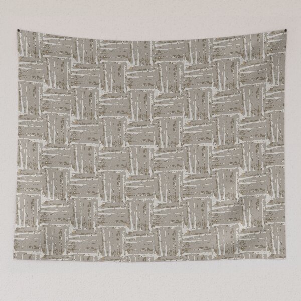 Item preview, Putty Abstract Spatter Tile designed and sold by ZENDYtechSTYLE.