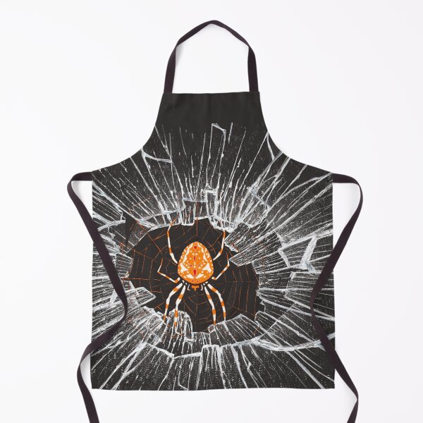 Item preview, Spider in a cobweb and broken glass motif designed and sold by GOGO20.