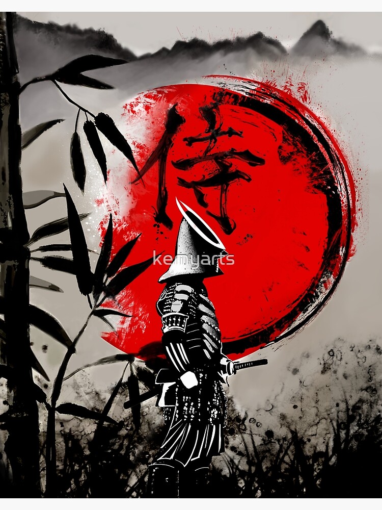 Wall Art Print Painting the samurai, Gifts & Merchandise