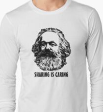 Teilen ist Kümmern Langarmshirt