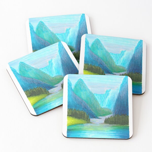 Item preview, Mountain River  designed and sold by ReneeDixonArt.