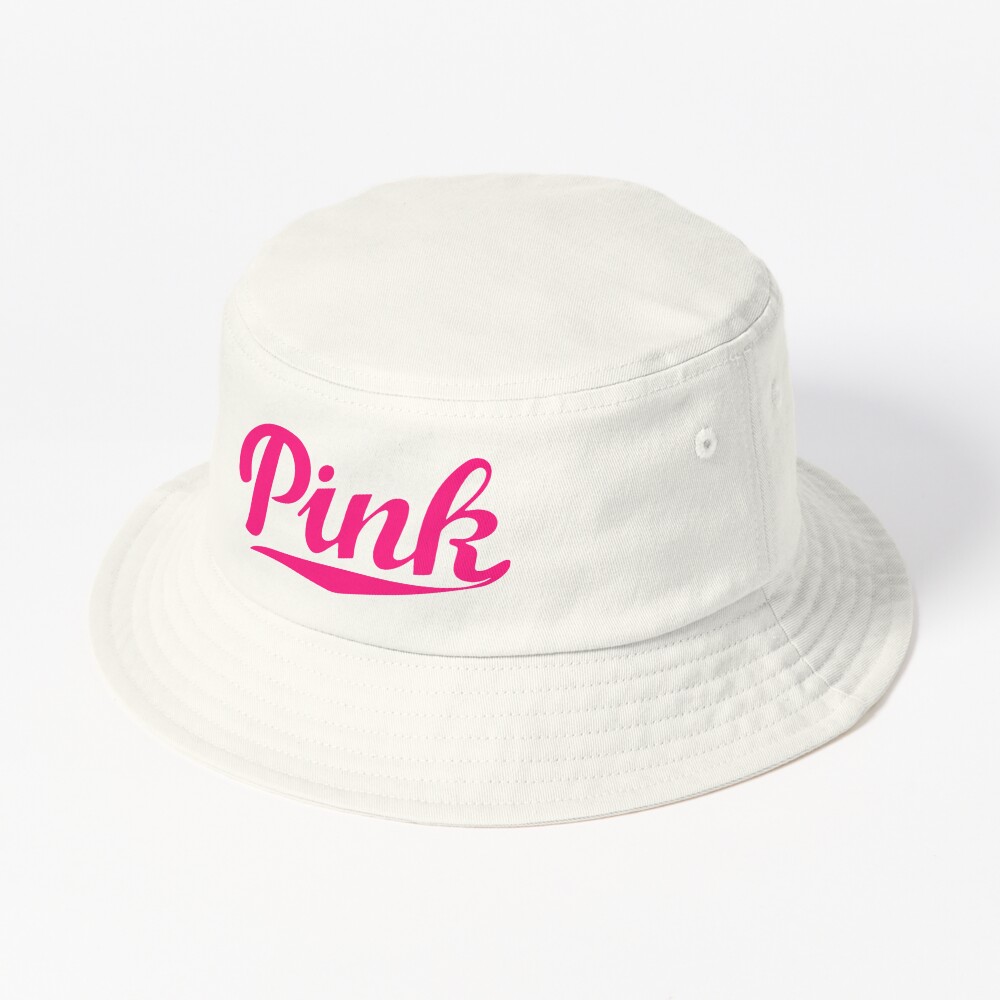 Discover Pink Pink Bucket Hat