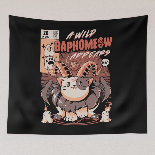 Item preview, Baphomeow designed and sold by Ilustrata®.