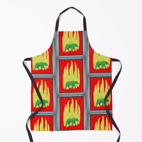 Item preview, Traditional Spirit Bear with fire Painted designed and sold by hookline.