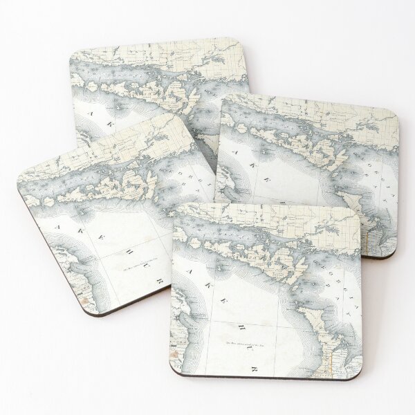 Item preview, 1879 Vintage Map of Manitoulin Island, Ontario designed and sold by Gin  Neko.