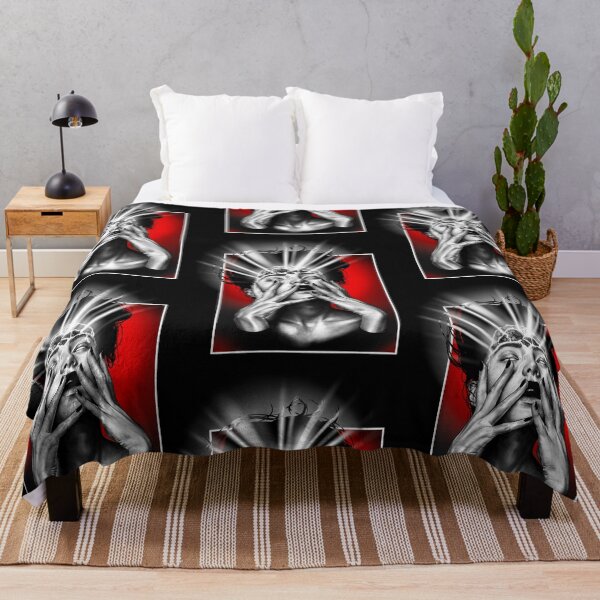 Item preview, Crispy- a surrealistic portrait (black and red illustration) designed and sold by Anicatattoos.