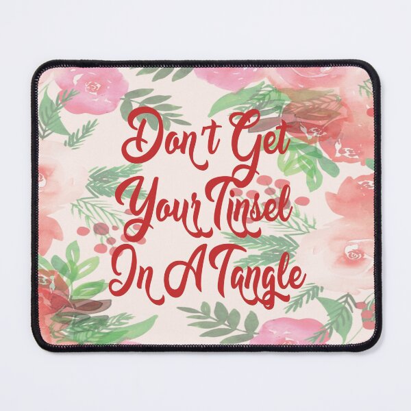 Item preview, Steel Magnolias Truvy Quote Don't Get Your Tinsel in a Tangle Christmas Greeting designed and sold by gunsnhoney.
