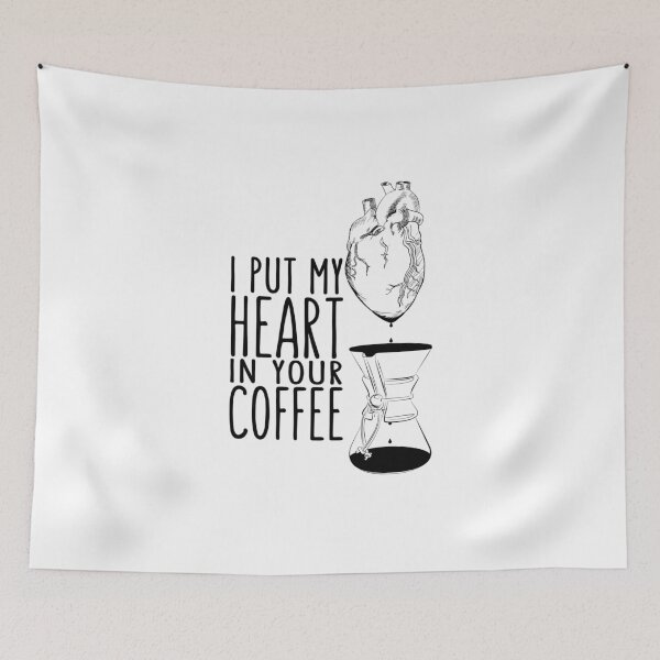 Item preview, I put my heart in your coffee designed and sold by Barista.