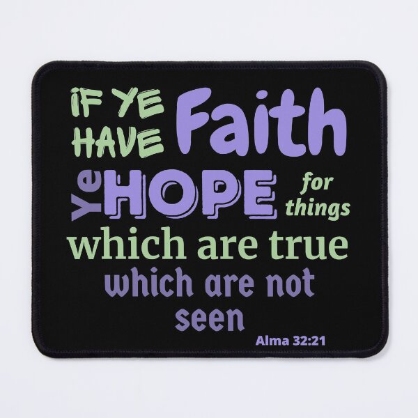 Item preview, Copy of Alma 32:21 - purple/mint designed and sold by Heather Walton.