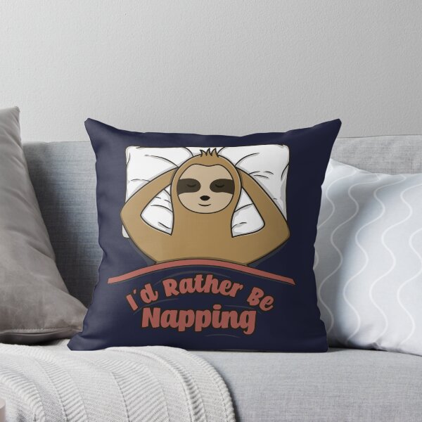 Item preview, I'd Rather Be Napping — Funny Sloth designed and sold by ttttee.