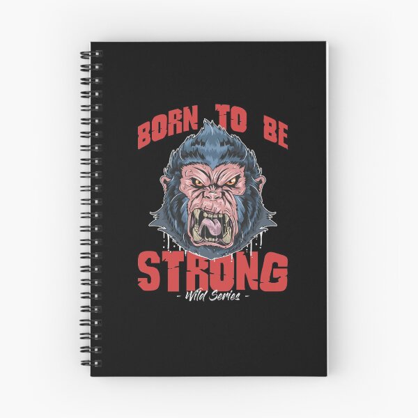 Item preview, Born To Be Strong Gorilla Funny designed and sold by Dressed For  Duty.