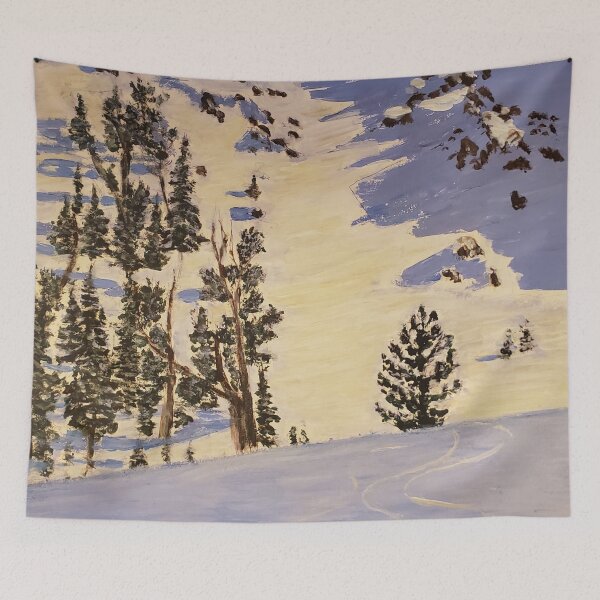 Item preview, Christmas in Yosemite. On the ski slopes. designed and sold by Anastasia Ruzmaikina.