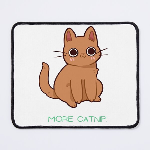 Item preview, More Catnip Blushing Brown Cat designed and sold by Ever-Shop.