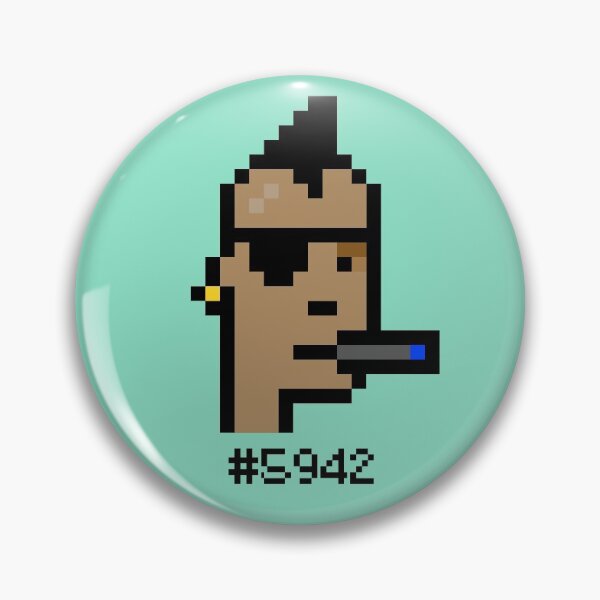 Item preview, CryptoPunks #5942 designed and sold by hodlerbrothers.