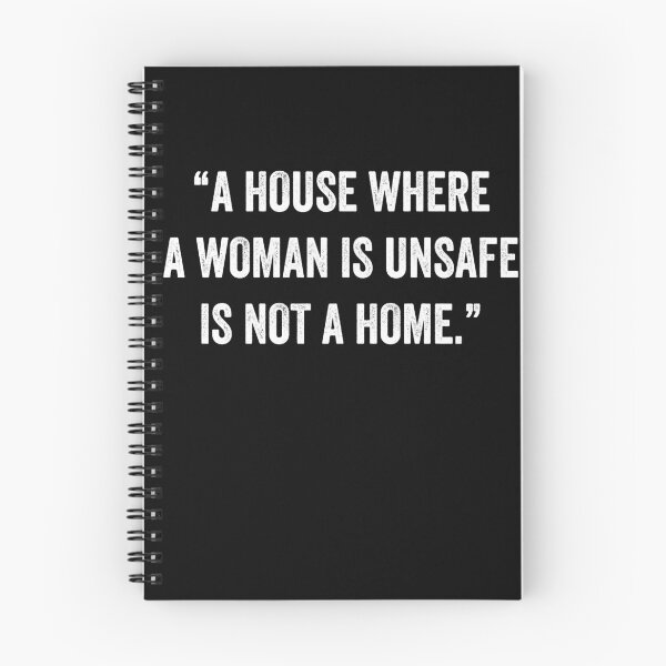 Item preview, a house where a woman is unsafe is not a home - white ribbon day  designed and sold by QUEEN-WIVER.