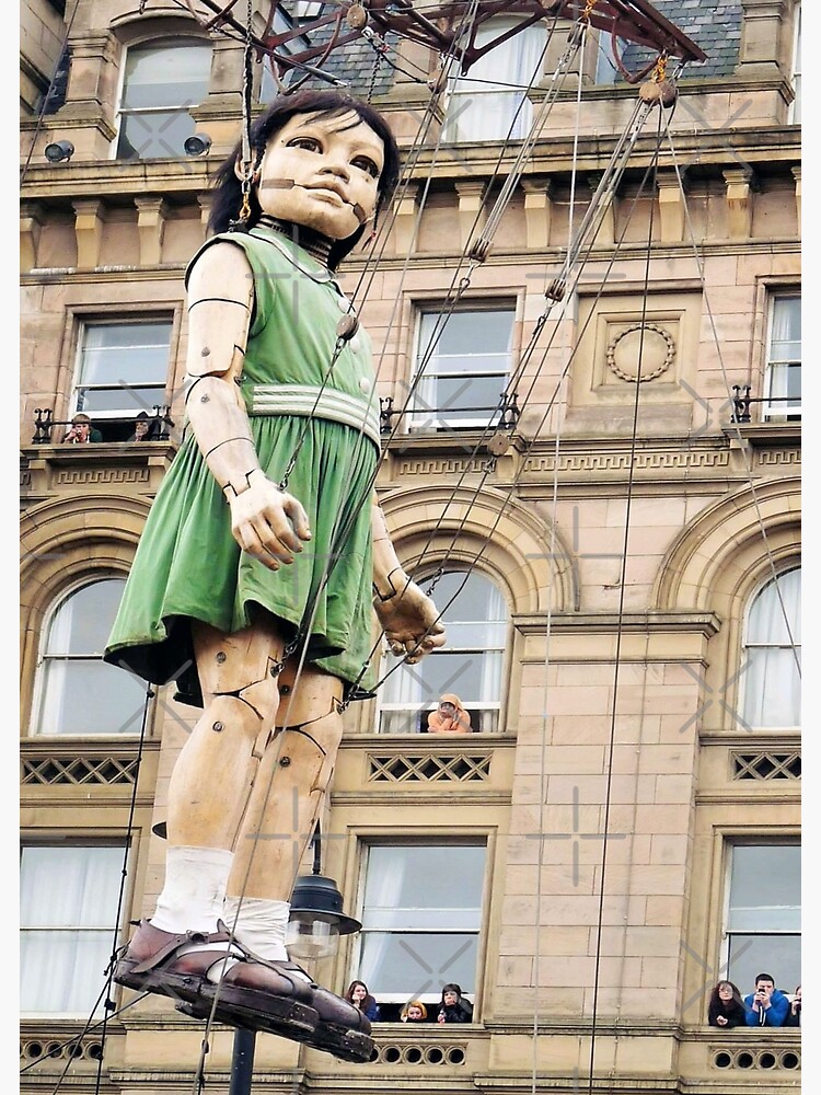 "A Giant In Liverpool Royal De Luxe Little Girl Puppet" Poster for