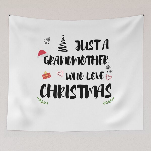 Item preview, Just A grandmother Who Loves Christmas designed and sold by imaneless.