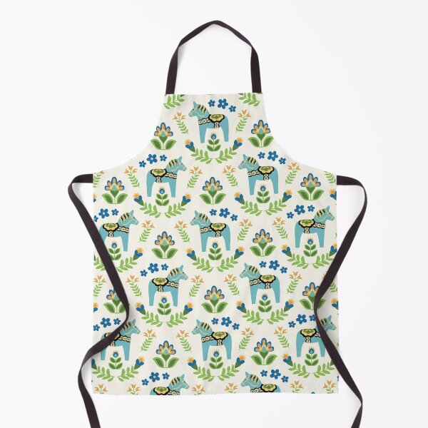 Item preview, Swedish Dala Horses Teal designed and sold by Barbara Pixton.