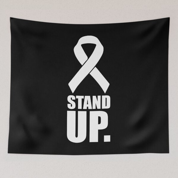 Item preview, stand up - white ribbon day  designed and sold by QUEEN-WIVER.
