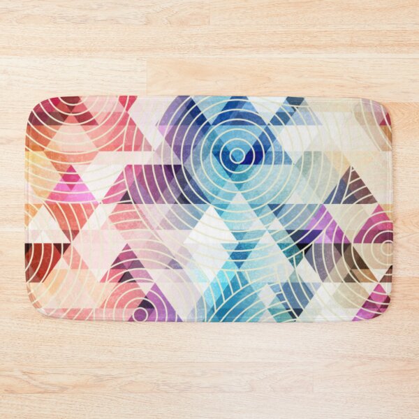 Item preview, Retro color triangle pattern designed and sold by WearWolfDesigns.