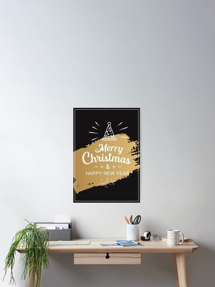 Thumbnail 2 of 3, Poster, MERRY CHRISTMAS designed and sold by RetroPlaceee.