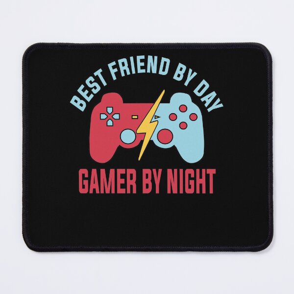 Item preview, Best Friend By Daay Gamer By Night Funny For Gamer Lovers designed and sold by nmichom.