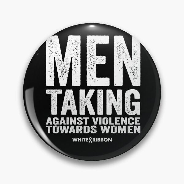 Item preview, men taking against violence towards women - white ribbon day  designed and sold by QUEEN-WIVER.
