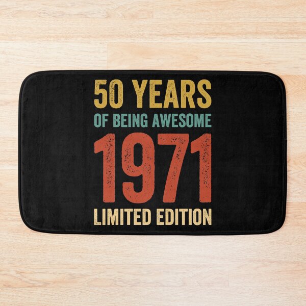 Item preview, 50 Years Of Being Awesome 1971 ,50th Birthday designed and sold by DESIGNNOUR.