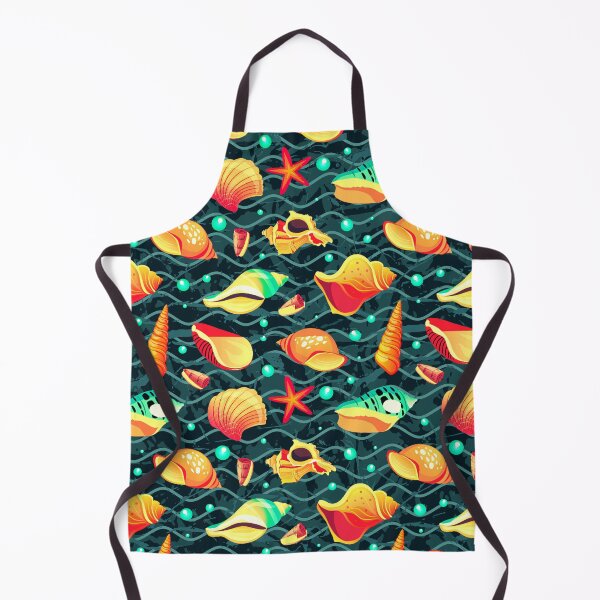 Item preview, seashells,ocean waves pattern designed and sold by cutecrazytshirt.