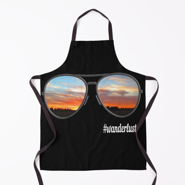 Item preview, Wanderlust Sunglasses with a Prairie Sunset Reflection designed and sold by AloraDawnEve.