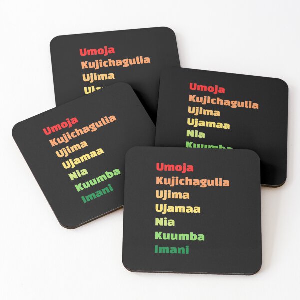 Item preview, Seven Principles of Kwanzaa (Nguzo Saba) designed and sold by charqui.