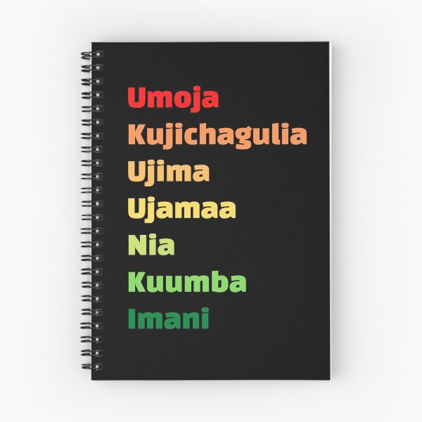 Item preview, Seven Principles of Kwanzaa (Nguzo Saba) designed and sold by charqui.