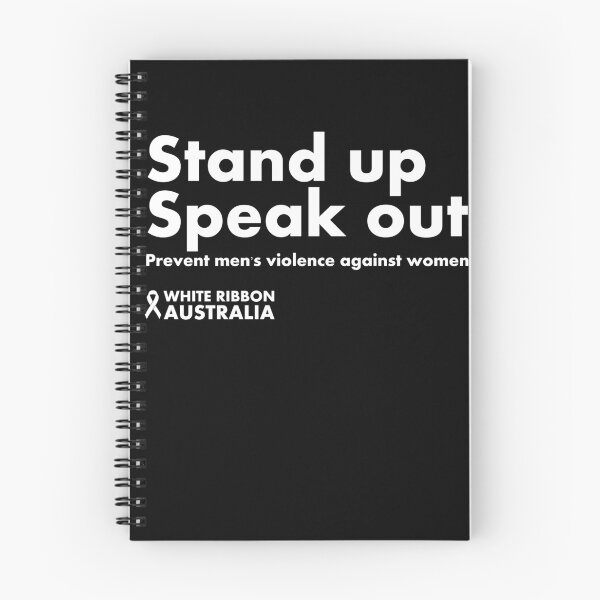 Item preview, stand up speak out - white ribbon day  designed and sold by QUEEN-WIVER.