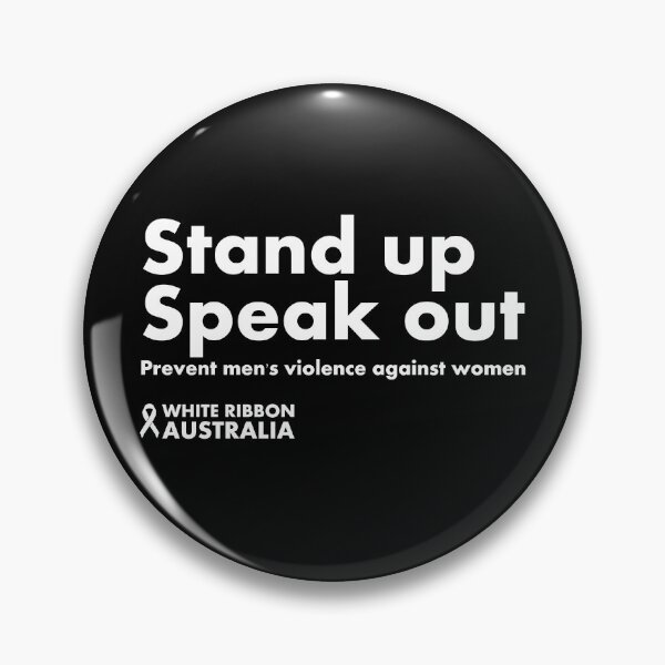 Item preview, stand up speak out - white ribbon day  designed and sold by QUEEN-WIVER.