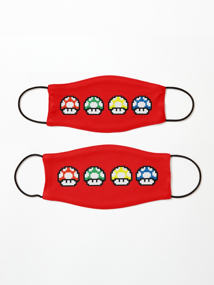 Alternate view of Magic Pixel Mushrooms Mask