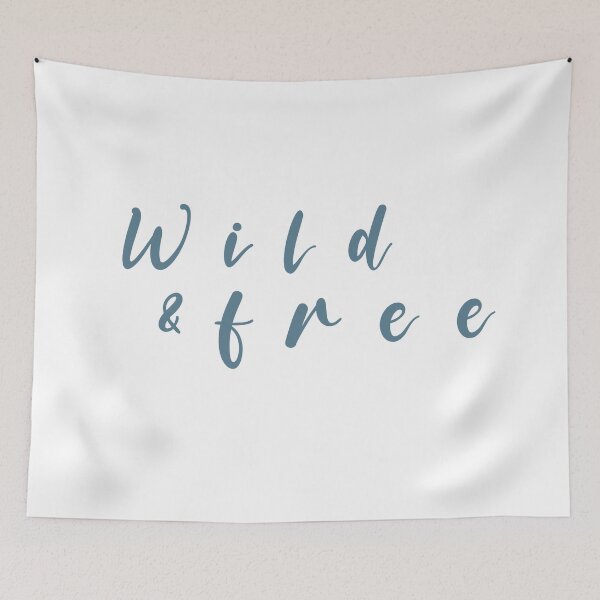 Item preview, Wild and free quote  designed and sold by Moreish.