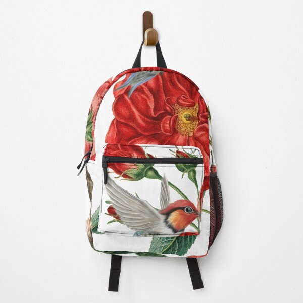 Item preview, Humming Birds flying over roses designed and sold by Black6ird.