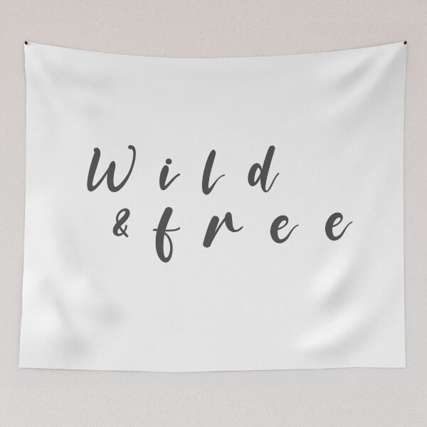 Item preview, Wild and free quote  designed and sold by Moreish.