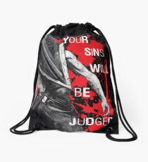 Your Sins Will Be Judged...again Drawstring Bag