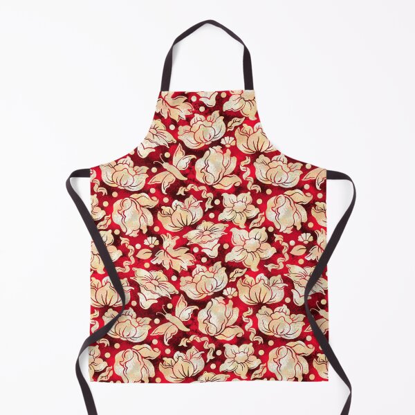 Item preview, Pearl Flowers Vintage Retro Floral Pattern designed and sold by ptitsa-tsatsa.
