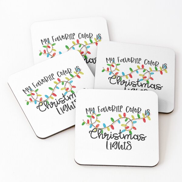 Item preview, MY FAVORITE COLOR IS CHRISTMAS LIGHTS  designed and sold by RetroPlaceee.