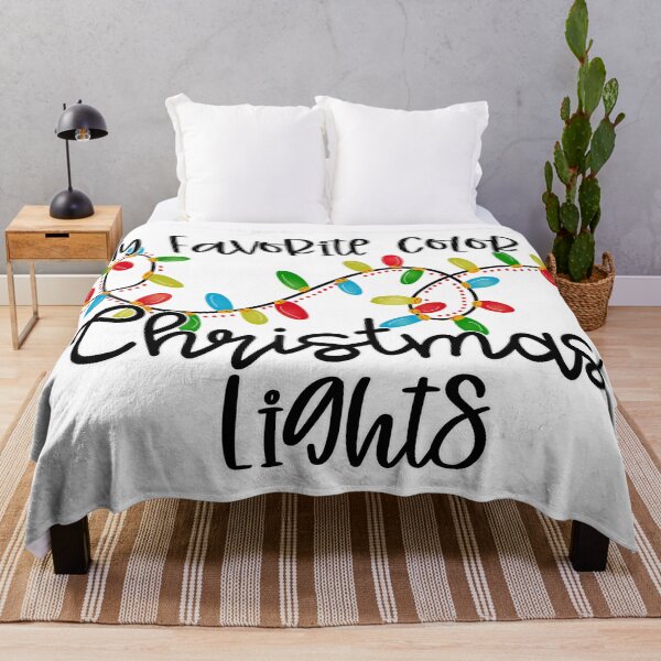 Item preview, MY FAVORITE COLOR IS CHRISTMAS LIGHTS designed and sold by RetroPlaceee.