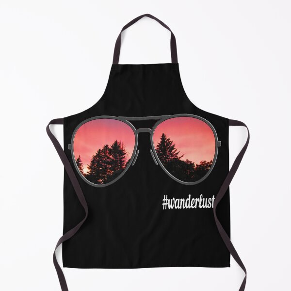 Item preview, Wanderlust Sunglasses with a Pink Sunset Reflection designed and sold by AloraDawnEve.