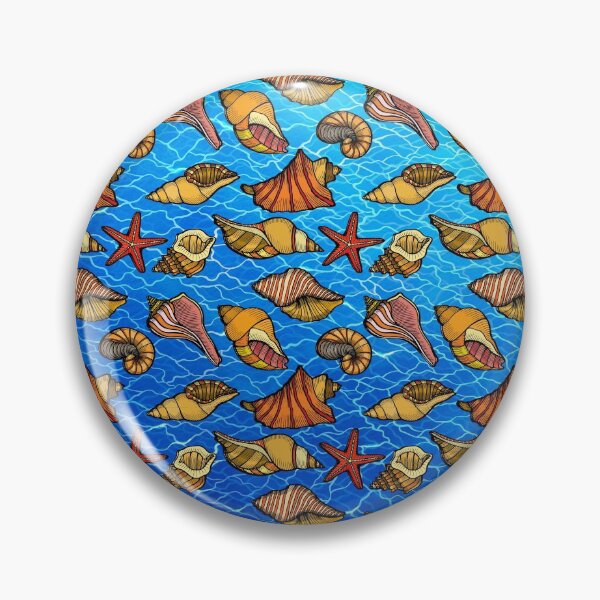 Item preview, seashells trendy pattern designed and sold by cutecrazytshirt.