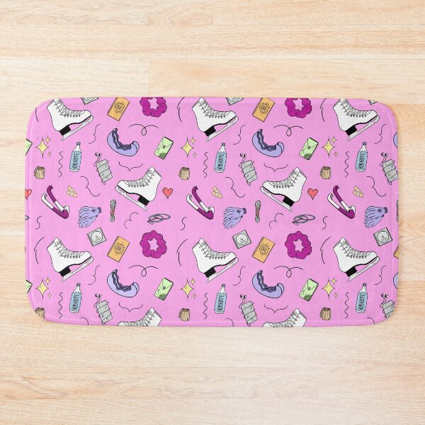 Item preview, Figure Skating Cartoon Pattern - Pink designed and sold by IcyScribbles.