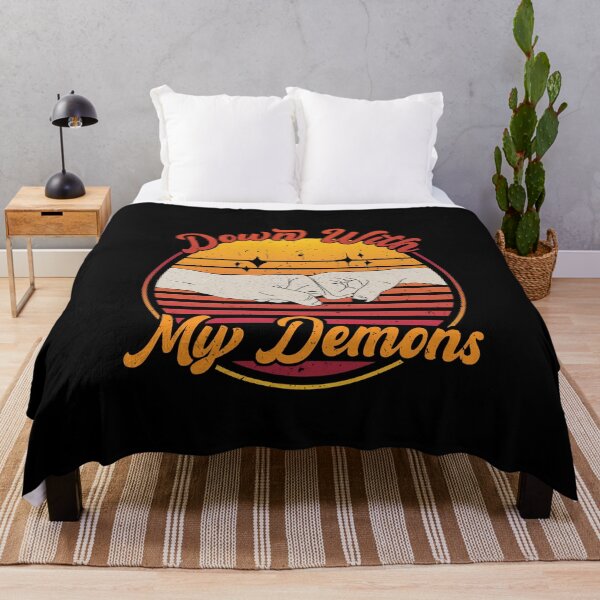 Item preview, down with my demons perfect design vintag retro designed and sold by YerrouDesing.