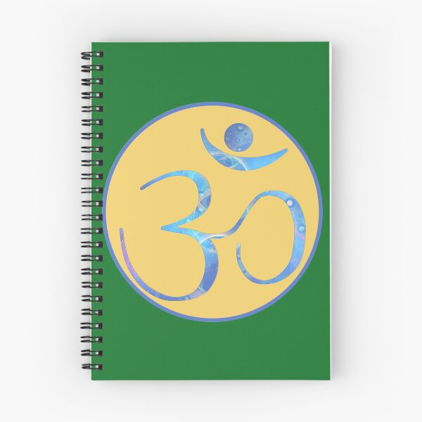 Item preview, OM Logo - Fractal Pattern on Yellow designed and sold by Fractal Journeys, etc. .