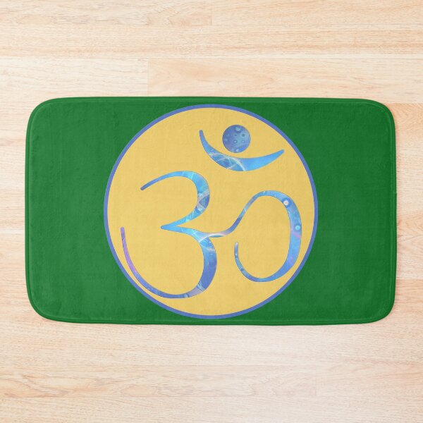 Item preview, OM Logo - Fractal Pattern on Yellow designed and sold by Fractal Journeys, etc. .