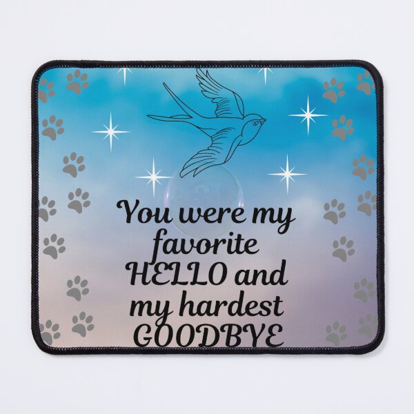 Item preview, Favorite Hello Hardest Goodbye - Bird Angel Night Sky designed and sold by Kamira Gayle.